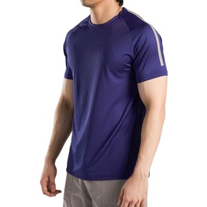 Ropa de Verano, Material Transpirable, Color Personalizado, Logotipo Impreso en Pantalla, Diseño Multicolor, Ropa de Culturismo, Ropa Deportiva, Camiseta - Product Image 4