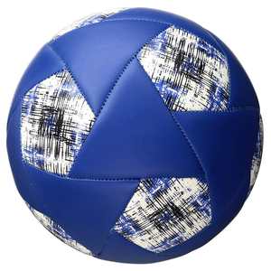 Shemax 2023 vente chaude en gros qualité formation ballons de football Logo personnalisé en cuir PU 3 couches toutes les tailles Football cousu à la main - Product Image 1