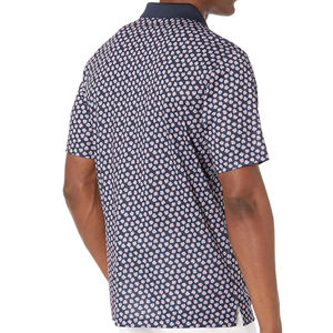 Polo en coton et polyester à manches courtes, streetwear décontracté, logo imprimé personnalisé pour hommes et femmes, service OEM de polo - Product Image 2
