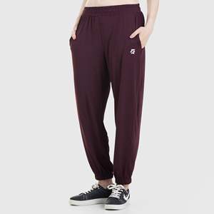 Pantalones Deportivos Morados Estilo Hip Hop con Característica Transpirable y Cintura Media - Product Image 1