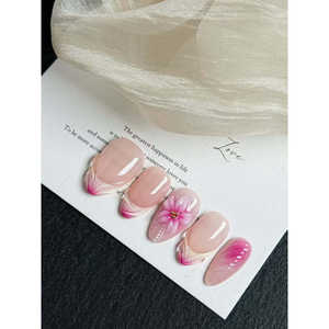 Producto Amethyst Garden en Forma de Almendra Corta - Product Image 3