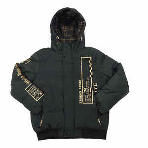 Chaqueta acolchada BP con capucha y cremallera desmontable de camuflaje deportivo para hombres y mujeres - Product Image 5