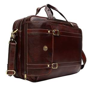 Top Grade Durable Hàn Quốc Cổ Điển Bò Da Máy Tính Xách Tay Messenger Túi Unisex Không Thấm Nước Văn Phòng/Du Lịch Túi Xách Bò Da Lót - Product Image 4