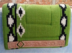 แผ่นรองอานม้าผ้าฝ้ายสำหรับขี่ม้าผ้าห่มบุขนแกะพร้อมผ้าสักหลาดบรรจุอุปกรณ์เสริมสำหรับการขี่ - Product Image 2