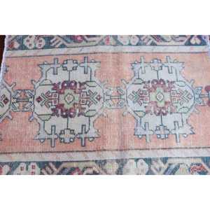 Turkish <b>Rug</b>, <b>Small</b> 2.7x3.37 ft <b>Rug</b>, Red Polka dot <b>Rug</b> - Product Image 4