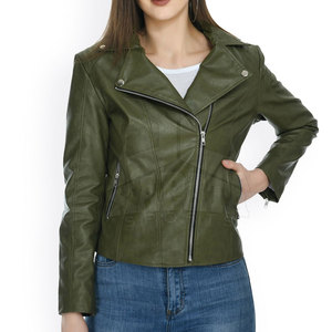 Chaqueta ligera de cuero genuino para mujer para la temporada de invierno Ropa de calle cómoda con función transpirable Procesamiento terminado - Product Image 4