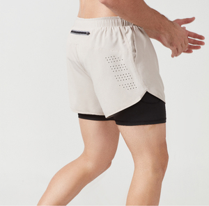<b>Men</b> Quick-Drying Fitness Sports <b>Shorts</b> Fashion Custom Double Layer Gym <b>Sweat</b> <b>Shorts</b> for <b>Men</b> - Product Image 4