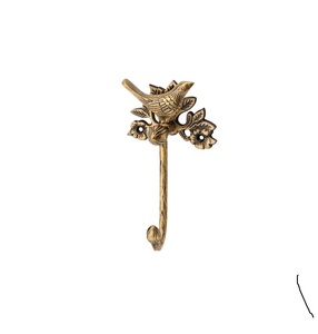 Ganchos de pared de latón antiguo para almacenamiento en el pasillo que mejoran la estética interior con una artesanía metálica atemporal. - Product Image 6