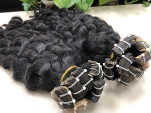 Extension de cheveux humains crus 100% vierges double étirés de haute qualité - Product Image 4