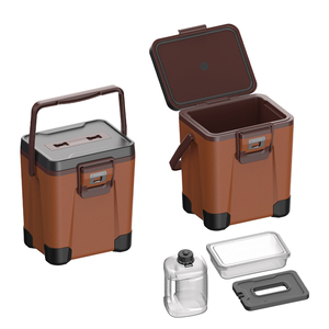 Glacière isotherme portable 10L pour pique-niques et journées à la plage, légère avec poignée de transport confortable - Product Image 3