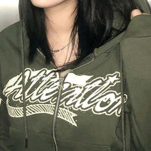 Nueva tendencia Elegante Drop-Shoulder Alta calidad Diseño personalizado Mujeres 100% Tela de algodón Sudadera con capucha recortada - Product Image 3