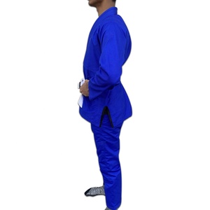 Kimono Azul de BJJ para Hombre, Uniforme de Artes Marciales, Corte Regular, Transpirable, 100% Algodón, Ropa Deportiva para Adultos, Kimono de Jiu Jitsu Brasileño - Product Image 3