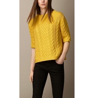 Pull en Cachemire et Laine Anti-Plis à Col en V Ample et Décontracté pour Femme, Couleur Unie, Nouvelle Collection Automne-Hiver, Personnalisable avec Logo, Qualité Supérieure