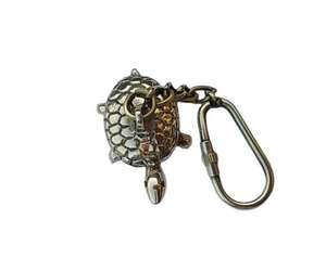 Boussole nautique en laiton porte-clés cadeau maritime décoratif parfait pour les amoureux des marins et de l'océan - Product Image 5