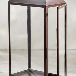 Portavelas de Metal de Dos Tonos, Diseño Rectangular Clásico, Hecho a Mano, Duradero, para Decoración Navideña del Hogar, Último Modelo 2026 - Product Image 6