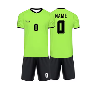 Conjunto de equipo de uniforme de fútbol para adultos personalizado de alta calidad Impresión de transferencia de calor Material de algodón/poliéster Marca personalizada para fútbol - Product Image 2