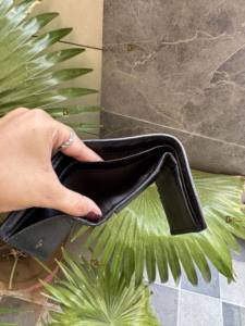 Cartera de diseñador para mujer, Cartera de cuero con pelo en piel, billetera de cuero con estampado de animales a mano, billetera para mujer, tarjetero, regalo en efectivo para ella - Product Image 5