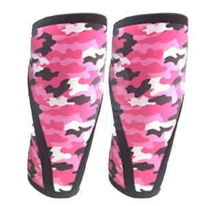 Rodillera de compresión de neopreno de 7 mm resistente y transpirable para levantamiento de pesas y powerlifting, personalizada para gimnasio - Product Image 5