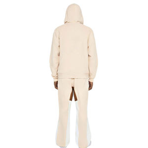 New Custom Logo Printed Two-Piece Baggy Tracksuit Set Men Lightweight Breathable Plain Dyed Baggy Trousers <b>Hoodie</b> Casual Winter - Product Image 6