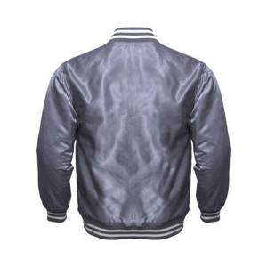 Chaqueta Bomber Unisex Personalizada de la Mejor Calidad, Teñida y Bordada, de Seda y Satén, para Invierno, Estilo Béisbol, Resistente al Viento, Transpirable y Ecológica - Product Image 2