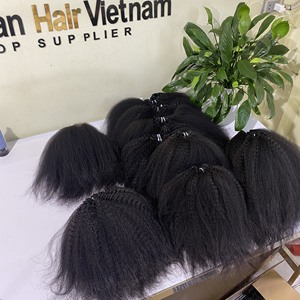 Mèches Yaki brésiliennes 100% naturelles, cheveux lisses, noir naturel, vierge, alignées, cuticules, haute qualité, livraison rapide en lots - Product Image 3
