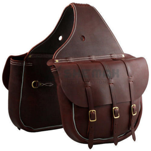 Bolsos de cuero para montar a caballo de la mejor calidad con logotipo de diseño personalizado disponible para venta al por mayor Ideal para montar a caballo y equipo de sendero - Product Image 4