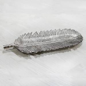 Plateau décoratif en aluminium à motif traditionnel réutilisable, écologique, motif traditionnel argenté décoratif - Product Image 3