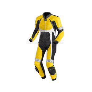 Traje deportivo de cuero para motocicleta con perfil elegante y equipo de protección aprobado por CE Traje de cuero para motocicleta Touring - Product Image 4