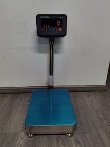 150 किलोग्राम एलईडी बेंच स्केल स्टेनलेस स्टील डिजिटल प्लेटफॉर्म बैलेंस सरल कैलिब्रेशन ओम अनुकूलन योग्य 30x40 सेमी 1 वर्ष की वारंटी - Product Image 2