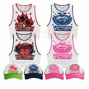 ชุดเสื้อครอปและหมวกแบบสั่งทำ เสื้อครอปผ้าคอตตอนหนานุ่มสไตล์สตรีทแวร์ พร้อมพิมพ์ลาย DTG แบรนด์ส่วนตัว เสื้อผ้าสตรีทแวร์สำหรับผู้หญิง - Product Image 3