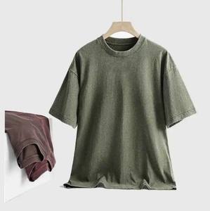 Camiseta holgada de manga corta de verano para hombre, informal y versátil, con diseño de logotipo personalizado, talla grande - Product Image 6