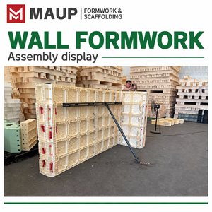 Panneau de coffrage en ABS robuste MAUP pour mur de soutènement de sous-sol, moule en plastique haute résistance réutilisable pour béton, installation rapide - Product Image 5