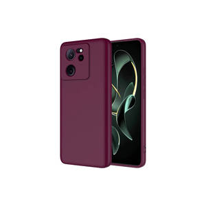 Étui de protection en silicone liquide premium ASMA Mara Launch Edition pour Xiaomi Mi 13T, coque arrière en silicone souple, électroplaqué 5G - Product Image 1