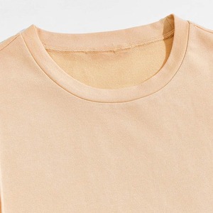 Ensemble d'entraînement deux pièces col rond en 100 % coton, personnalisable avec logo imprimé, pour homme, manches courtes, été, taille adulte, faible MOQ - Product Image 2