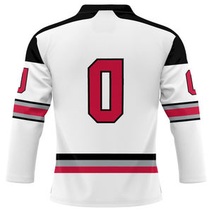 Jersey de hockey sobre hielo de poliéster de alta calidad, ropa deportiva certificada Bsci, camisetas de hockey sobre hielo para jóvenes y adultos - Product Image 6