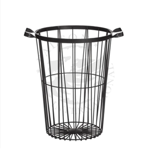 <b>Black</b> Square Shaped Metal Iron <b>Wire</b> Mesh Storage <b>Basket</b> - Product Image 1