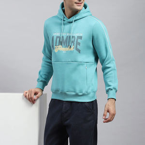 เสื้อฮู้ดสวมหัวโอเวอร์ไซส์ของผู้ชาย, เสื้อมีฮู้ดผ้าฝ้าย100% ไหล่ตกสีทึบมีเชือกผูก - Product Image 3