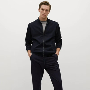 OEM Custom Logo Embroidery Bomber <b>Jackets</b> Leather Sleeves Retro Letterman <b>Baseball</b> Varsity <b>Jacket</b> <b>for</b> <b>Men</b> - Product Image 1