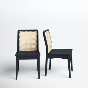 Chaises café en rotin minimalistes contemporaines nouveau style de meubles de restaurant en bois pour la maison, les hôtels, les restaurants pour vivre - Product Image 4