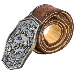 ชุด Oktoberfest หนังกลับโบราณสำหรับผู้ชายหนังกลับที่มีลายสีพื้นแบบสปอร์ตผ้าเนื้อละเอียดและเข็มขัดไม่ทอ - Product Image 5