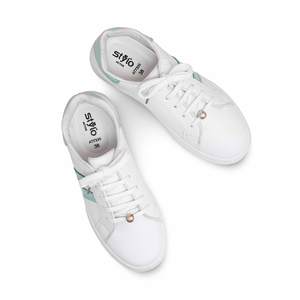 Zapatillas informales estilo baloncesto verde AT7335 - Product Image 1