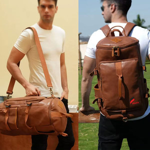 Mochila táctica de cuero personalizada para hombre, mochila táctica de cuero duradera para senderismo, bolsa para senderismo al aire libre - Product Image 2