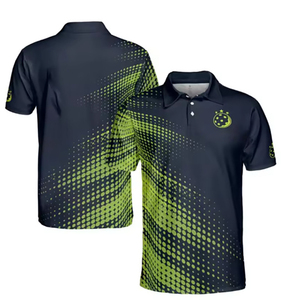 Camiseta con solapa para hombre y mujer con diseño de logotipo personalizado OEM, polo deportivo informal con estampado 3D para exteriores de verano - Product Image 3