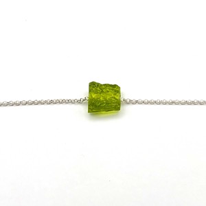 สร้อยคอเจาะแก้ว Moldavite ทำด้วยมือสำหรับผู้หญิง925สเตอร์ลิงเงินโรล่าลิงค์ห่วงโซ่โรแมนติกคลาสสิกสำหรับปาร์ตี้ - Product Image 3