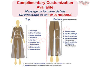 Traje Sharara y Palazzo de Diseño Étnico Indio y Pakistaní en Tela Georgette Sintética de Alta Calidad con Dupatta, Listo para Usar - Product Image 6