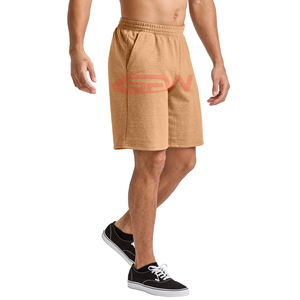 Pantalones cortos de gimnasio con cintura elástica para hombre, tela de secado rápido con cordón ajustable y forro de malla, cómodos, informales para todo el día - Product Image 4