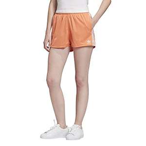 Pantalones Cortos Deportivos Adidas Originals 3-Stripes para Mujer, Color: Semi Coral/Blanco, 100% Auténticos - Product Image 1