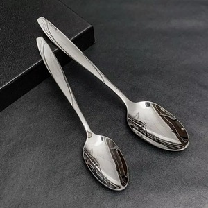Juego de Cubiertos de Metal para comedor de estilo moderno, diseño único, artículos de mesa, cuchillo, cuchara, tenedor para Hotel y restaurante, calidad fabulosa - Product Image 6