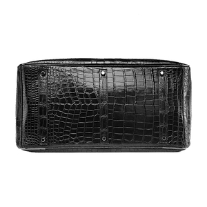 Sac de voyage de luxe en cuir véritable d'alligator/crocodile, grand format, sur mesure, qualité supérieure - Product Image 5