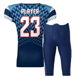Custom Designed American Football Uniform with Breathable <b>Padded</b> <b>Pants</b> Plus Size Option Sublimation Technology - Product Image 6